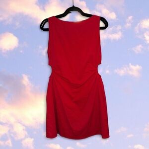 Abercrombie Cotton Stretch Cutout Mini Dress